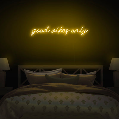 'Good Vibes Only' Neon Sign - Nuwave Neon