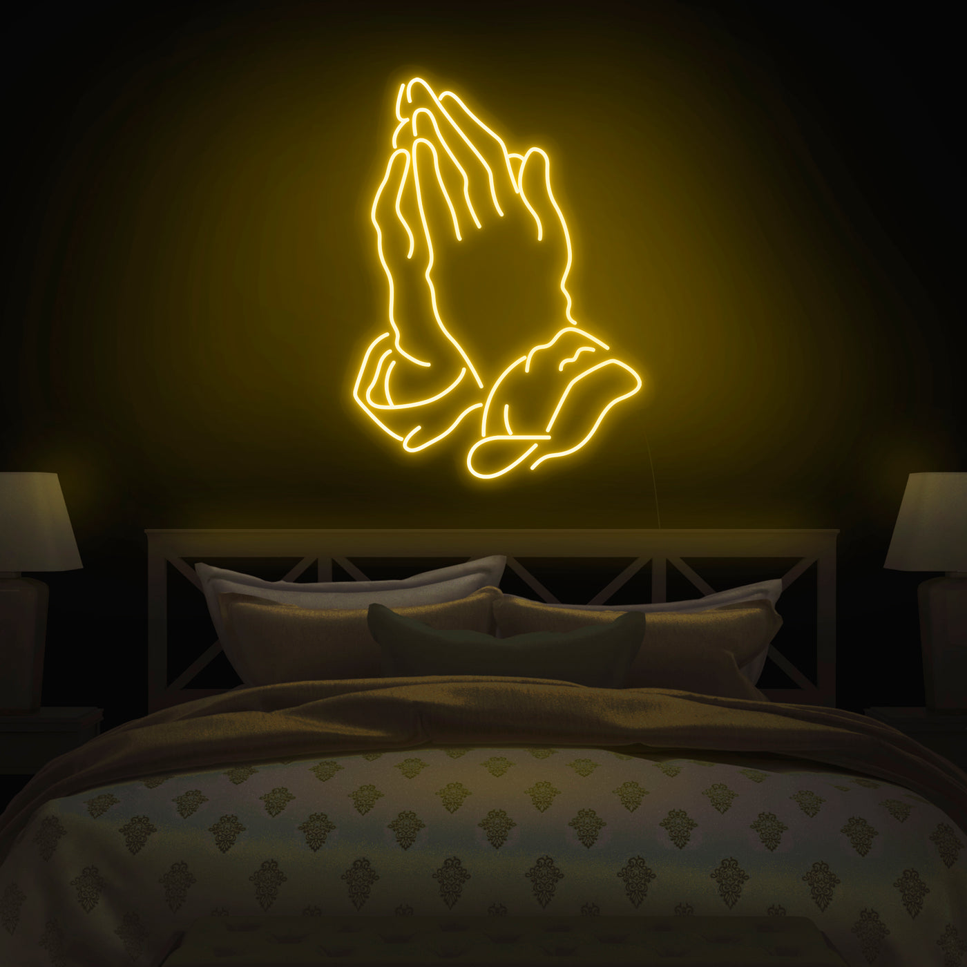 'Praying Hands' Neon Sign - Nuwave Neon