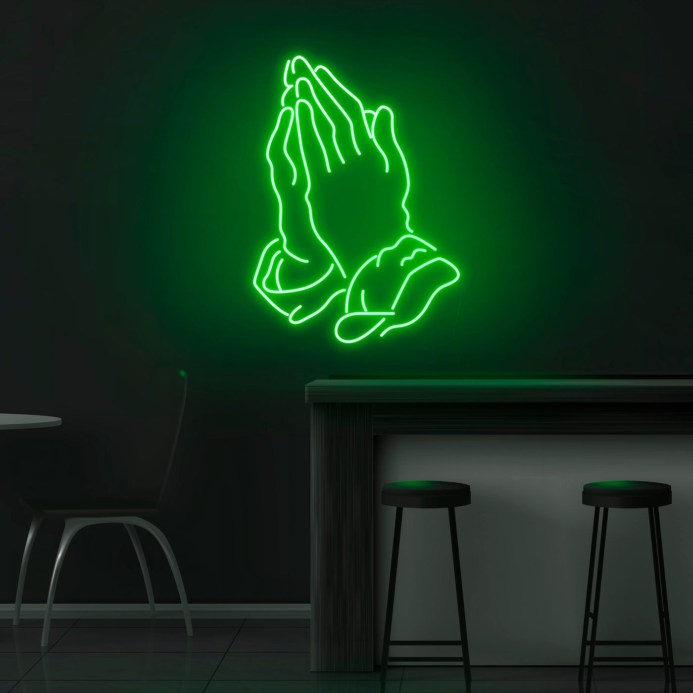 'Praying Hands' Neon Sign - Nuwave Neon