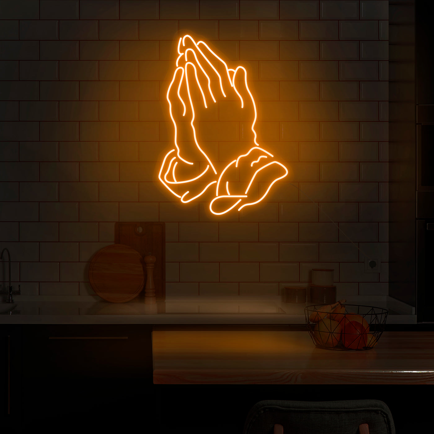 'Praying Hands' Neon Sign - Nuwave Neon