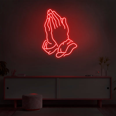 'Praying Hands' Neon Sign - Nuwave Neon