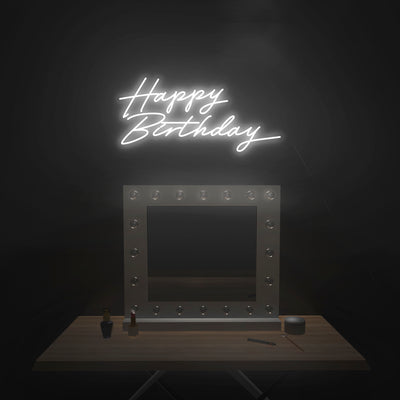 'Happy Birthday' Neon Sign - Nuwave Neon