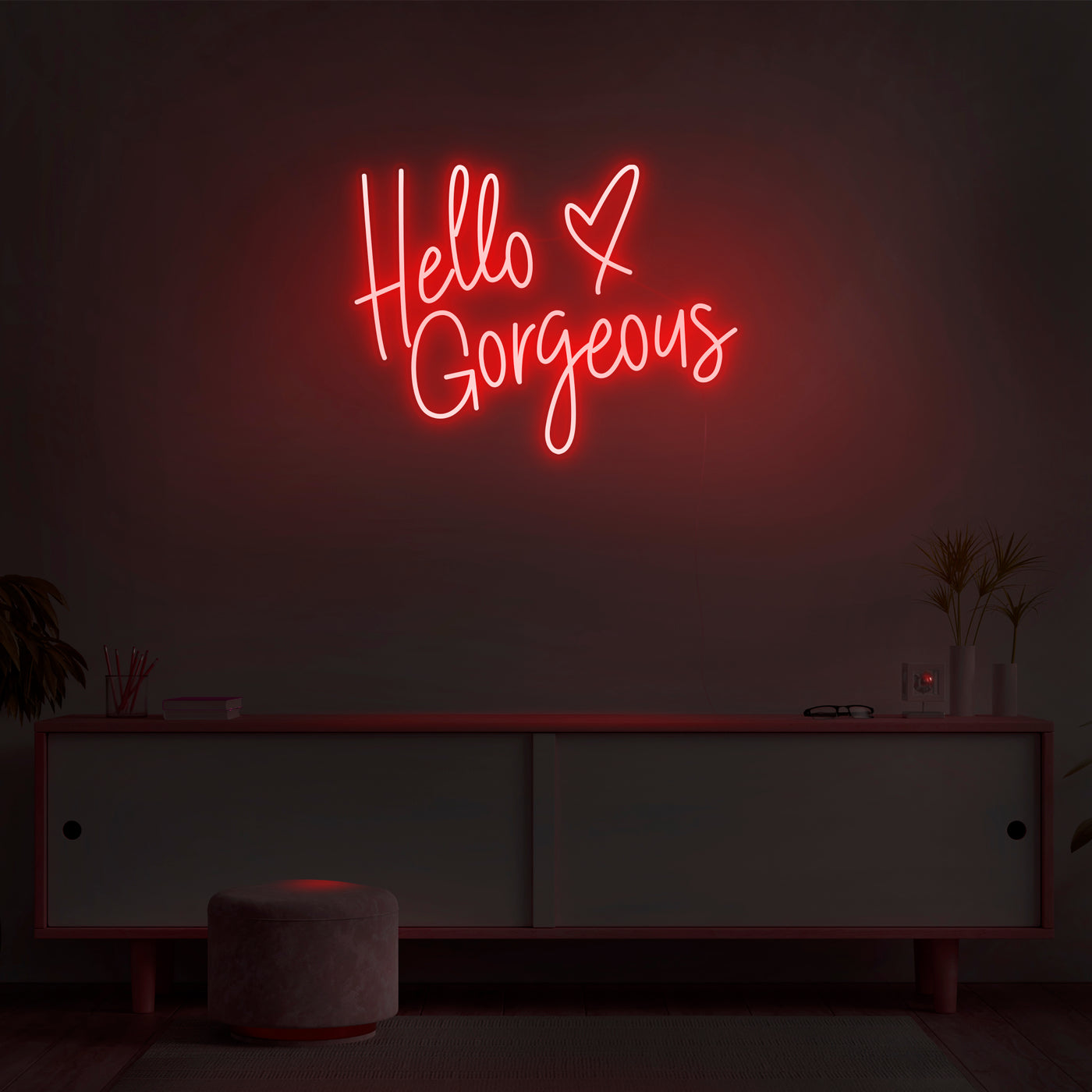 'Hello Gorgeous' V3 Neon Sign - Nuwave Neon