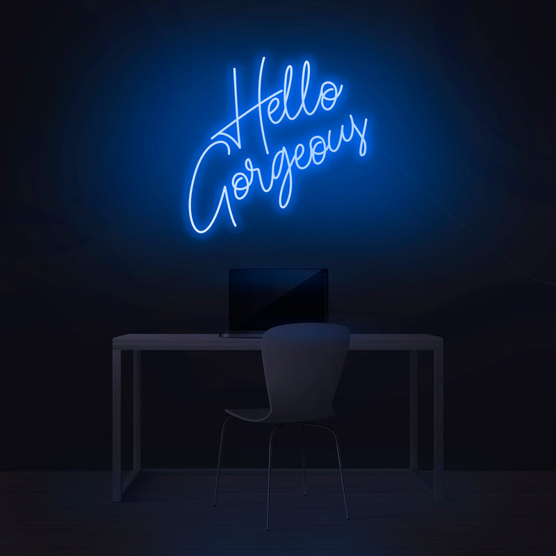 'Hello Gorgeous' V2 Neon Sign - Nuwave Neon