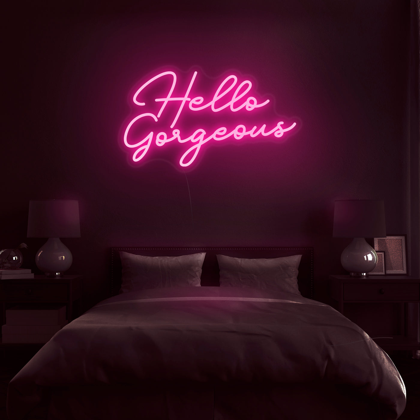 'Hello Gorgeous' Neon Sign - Nuwave Neon