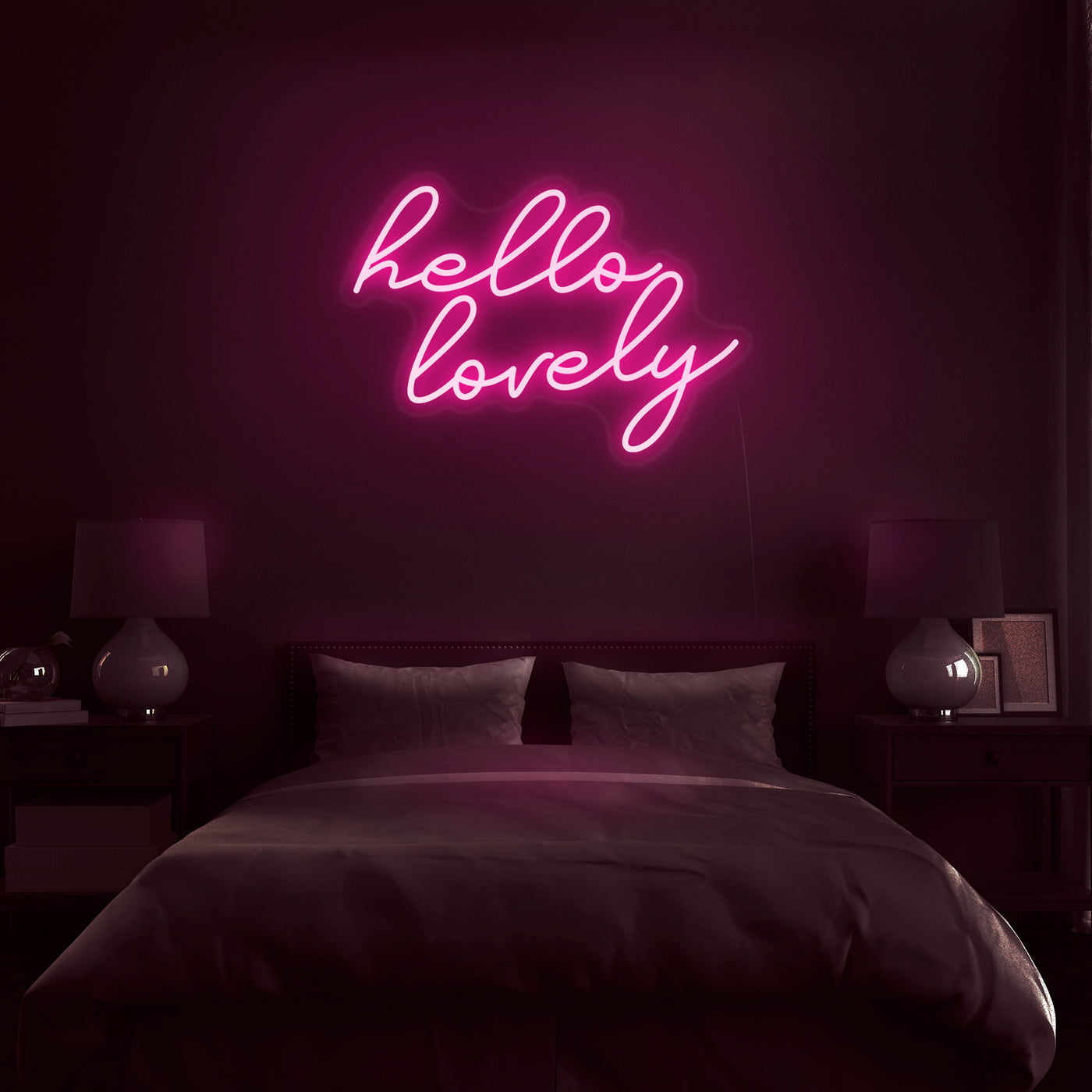 'Hello Lovely' Neon Sign - Nuwave Neon