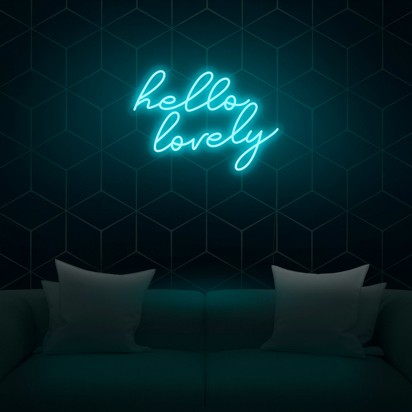 'Hello Lovely' Neon Sign - Nuwave Neon