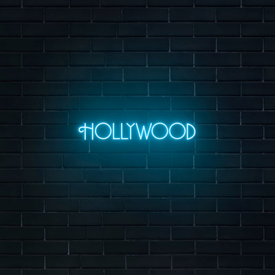 'Hollywood' V2 Neon Sign - Nuwave Neon