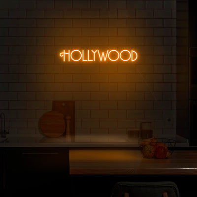 'Hollywood' V2 Neon Sign - Nuwave Neon