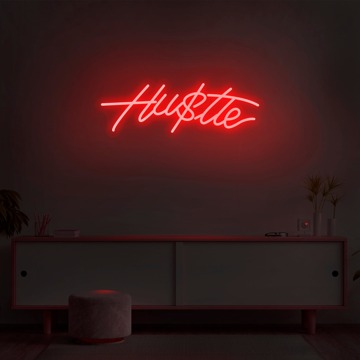 'Hustle' Neon Sign - Nuwave Neon