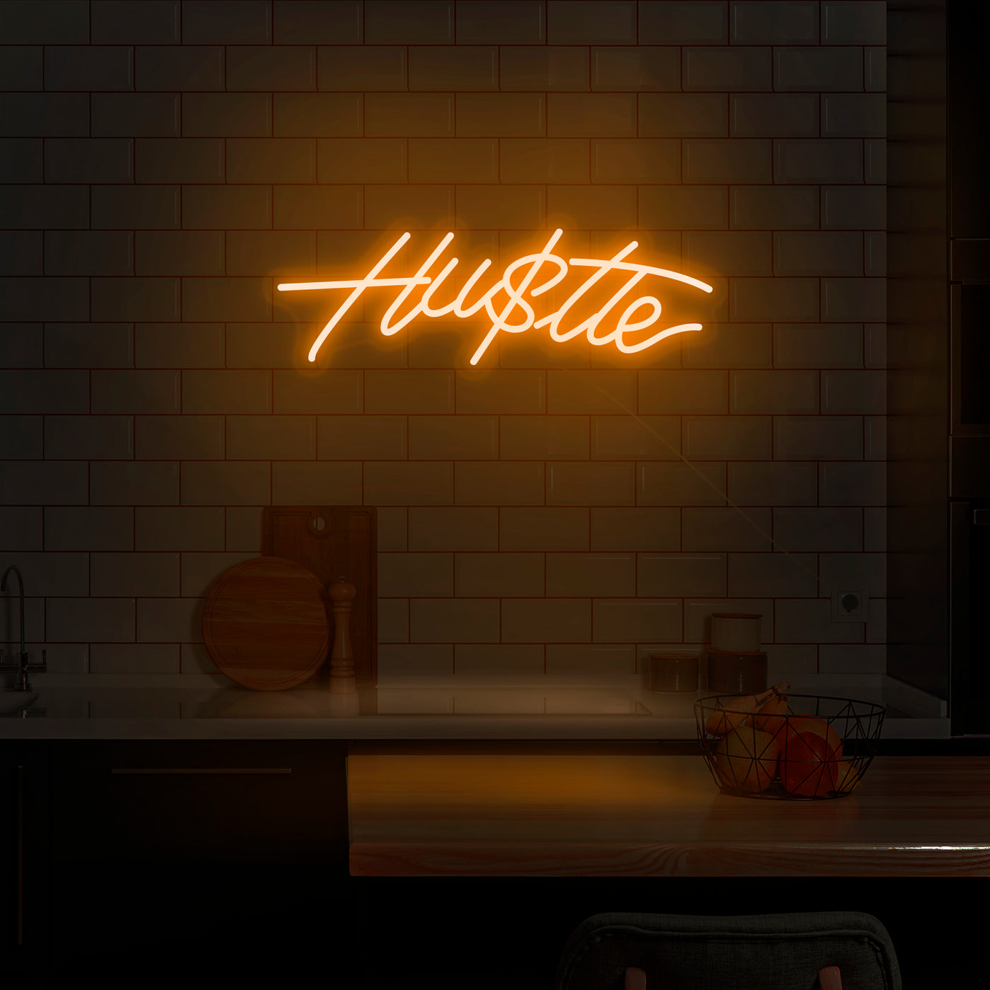 'Hustle' Neon Sign - Nuwave Neon