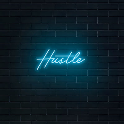 'Hustle' V2 Neon Sign - Nuwave Neon