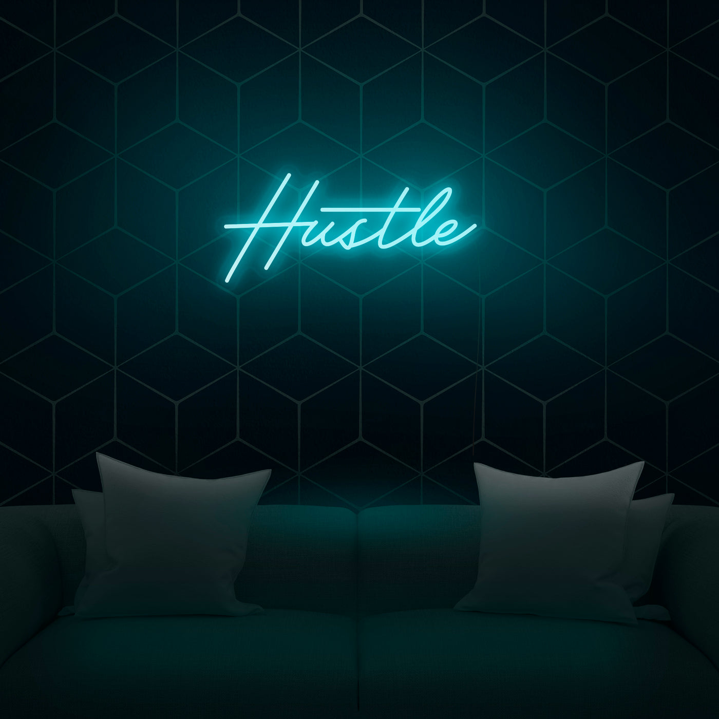 'Hustle' V2 Neon Sign - Nuwave Neon