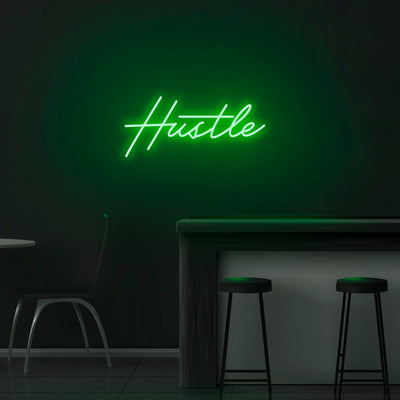 'Hustle' V2 Neon Sign - Nuwave Neon