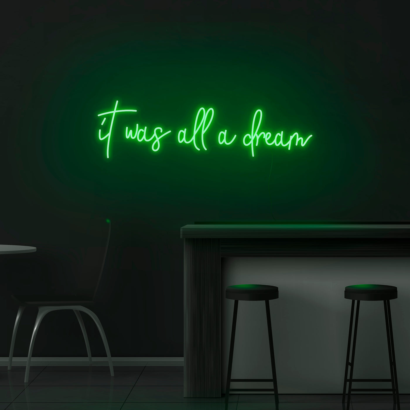 'It Was All A Dream' V4 Neon Sign - Nuwave Neon