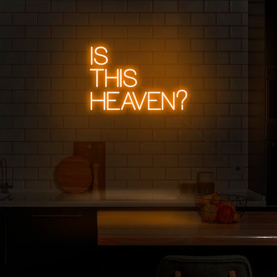 'Is This Heaven' Neon Sign - Nuwave Neon