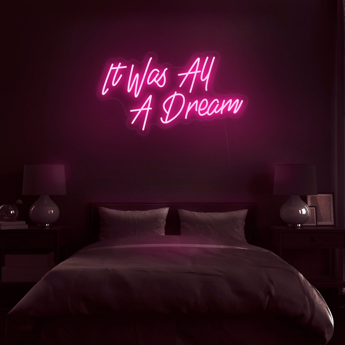 'It Was All A Dream' V2 Neon Sign - Nuwave Neon