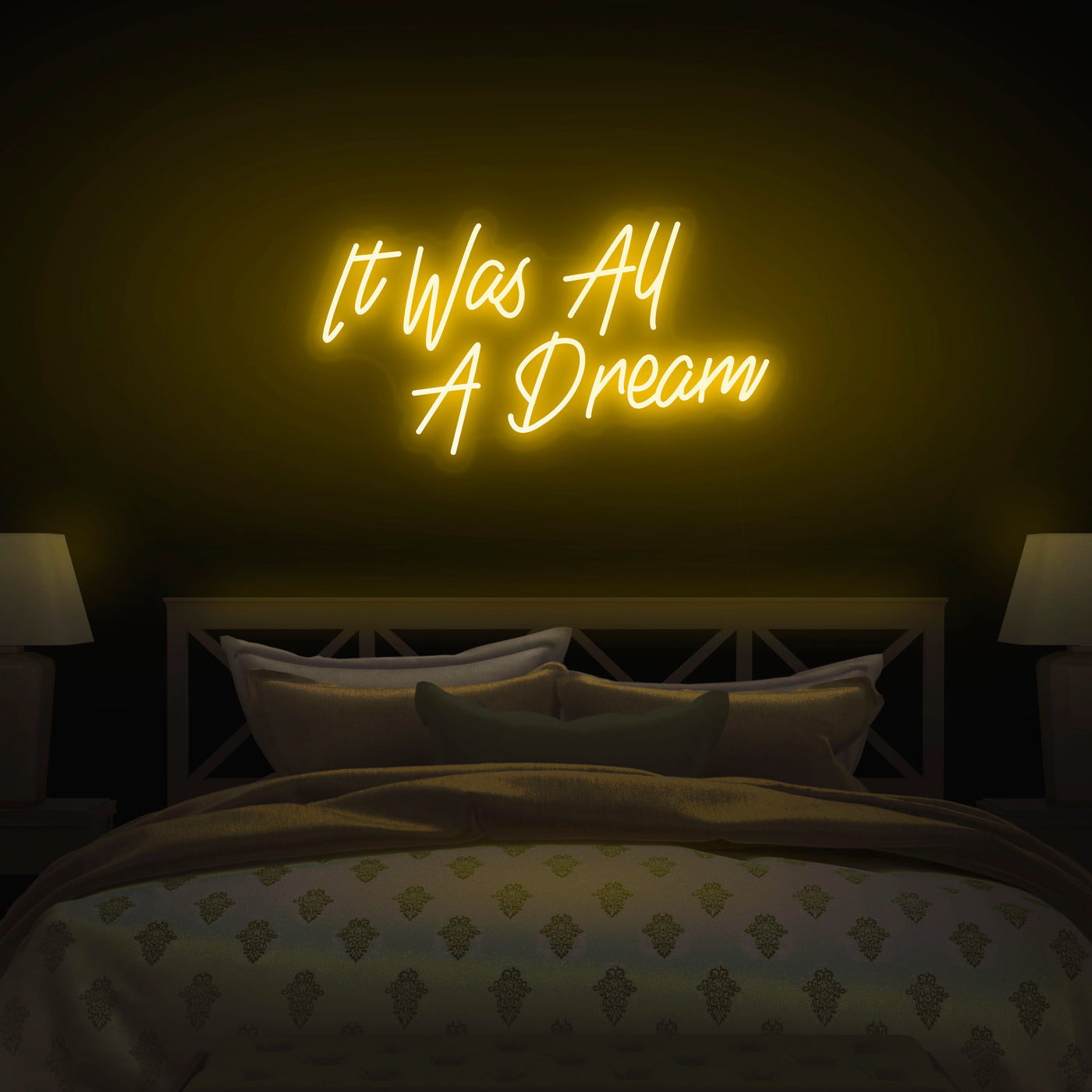 'It Was All A Dream' V2 Neon Sign - Nuwave Neon