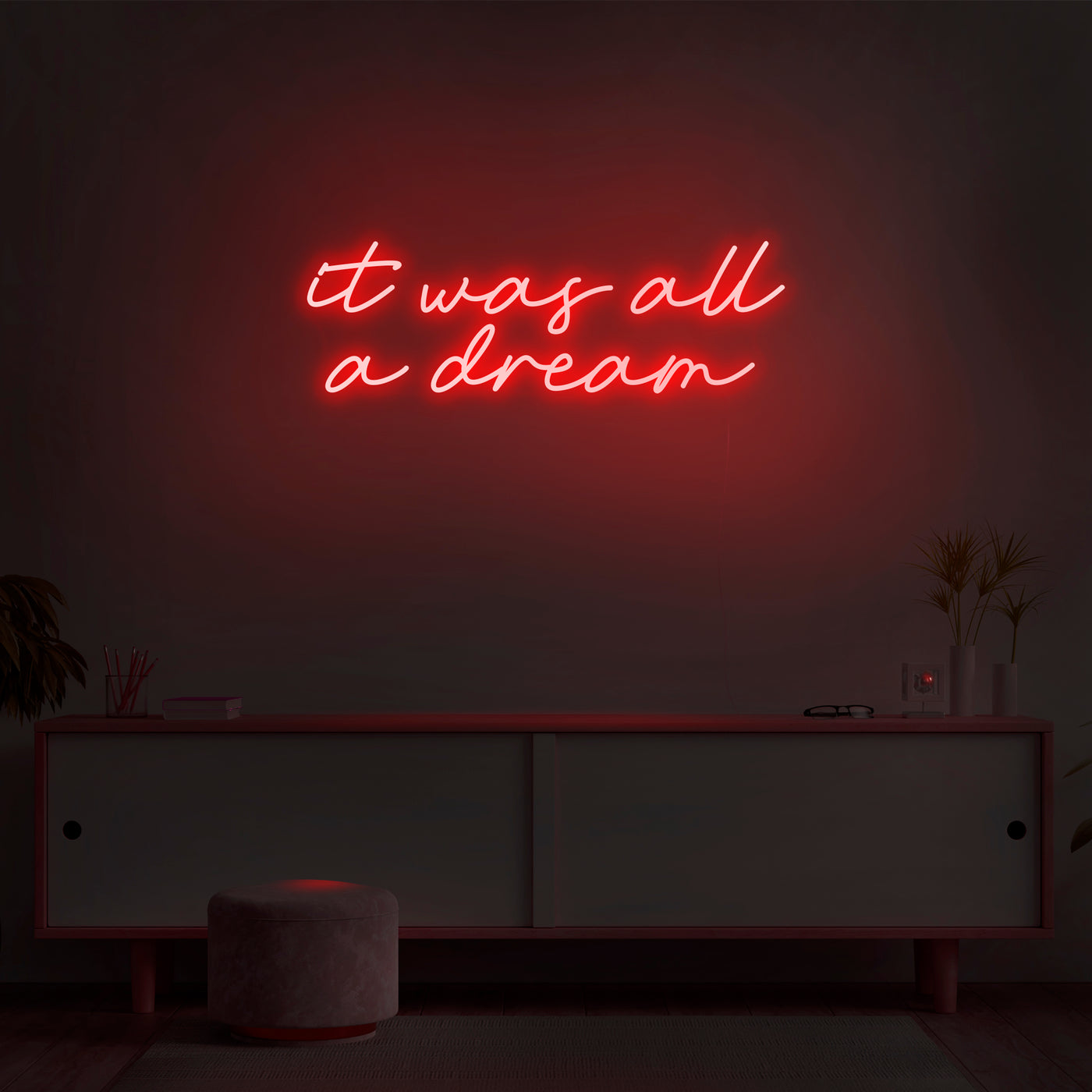 'It Was All A Dream' V3 Neon Sign - Nuwave Neon