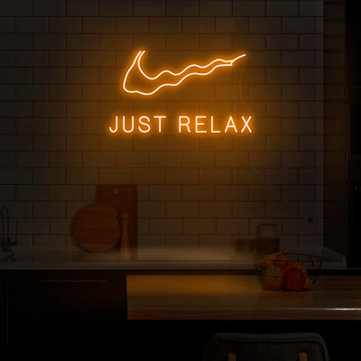 'Just Relax' Neon Sign - Nuwave Neon