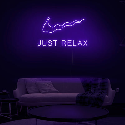 'Just Relax' Neon Sign - Nuwave Neon