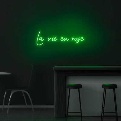 'La Vie En Rose' Neon Sign - Nuwave Neon