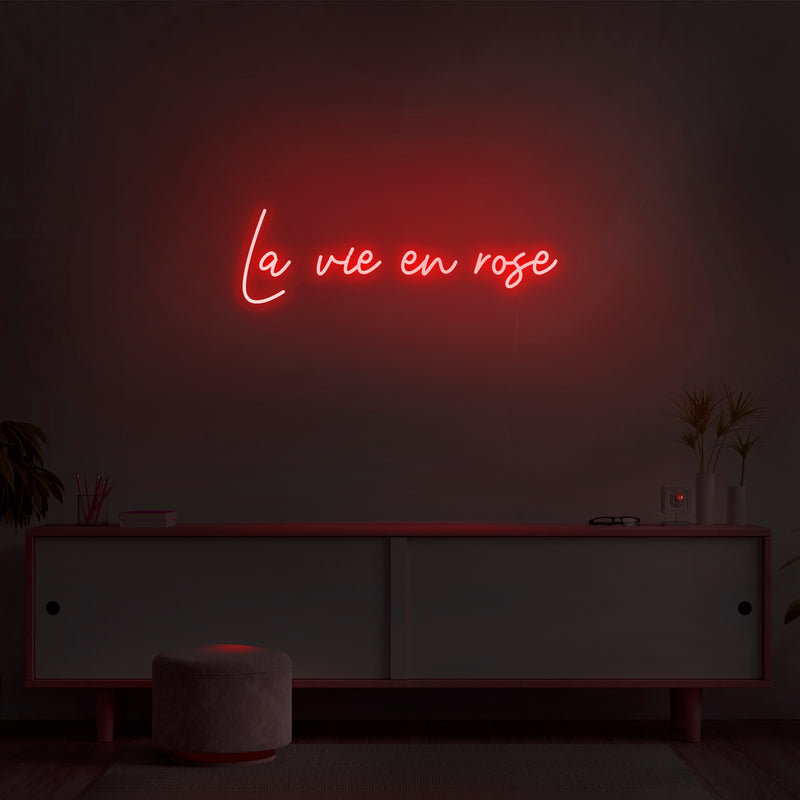 'La Vie En Rose' Neon Sign - Nuwave Neon