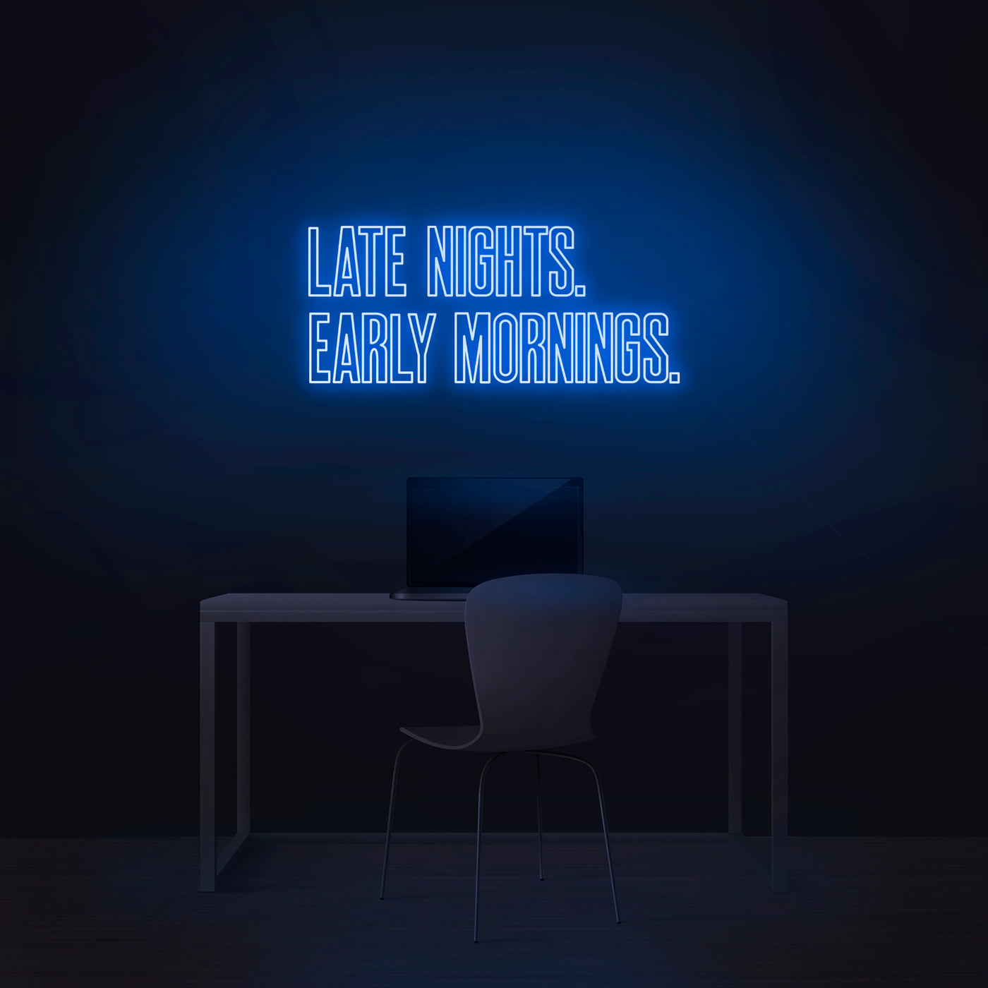 'Late Nights Early Mornings' Neon Sign - Nuwave Neon