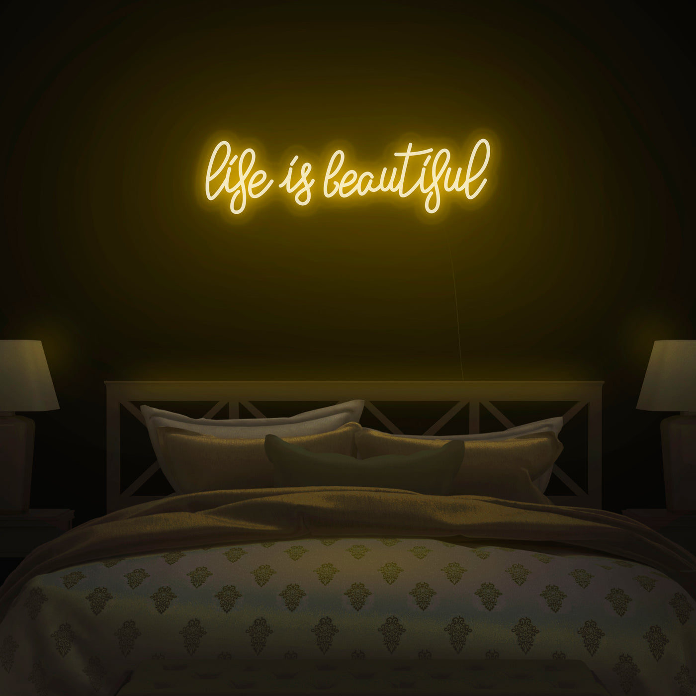 'Life Is Beautiful' Neon Sign - Nuwave Neon