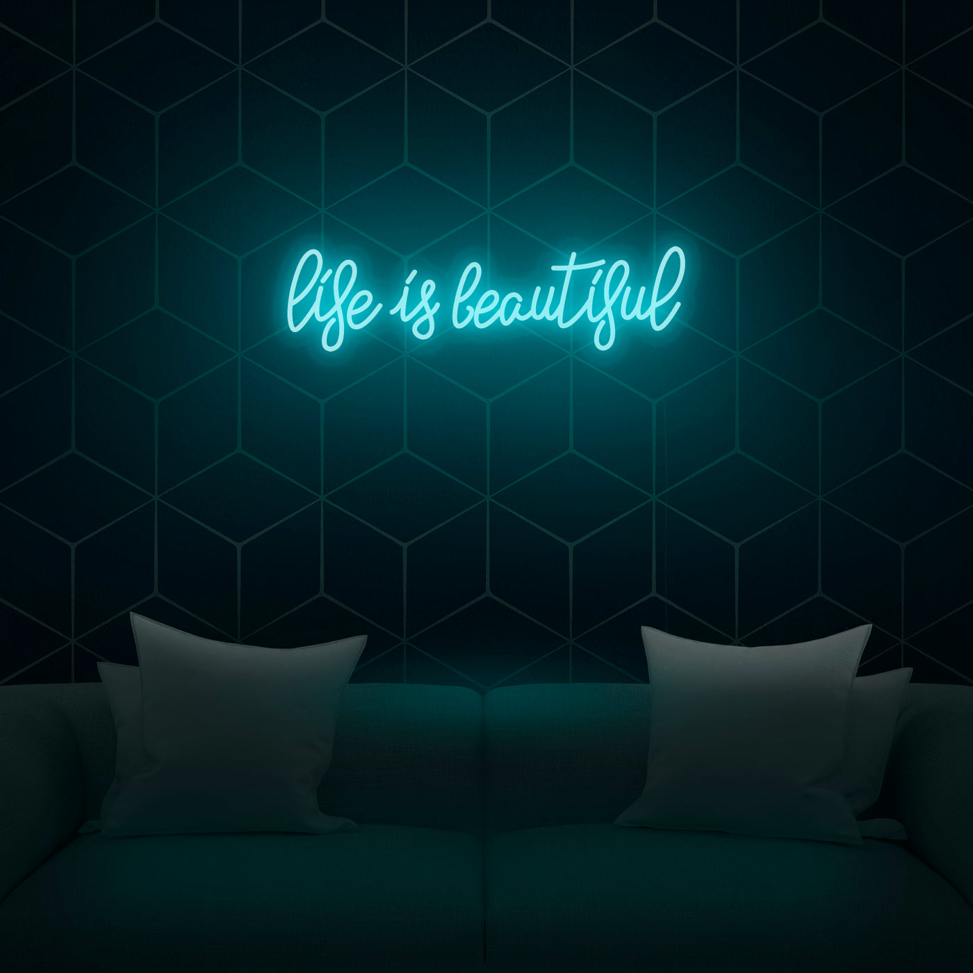 'Life Is Beautiful' Neon Sign - Nuwave Neon