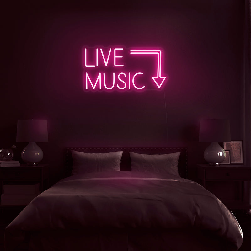 'Live Music' Neon Sign - Nuwave Neon