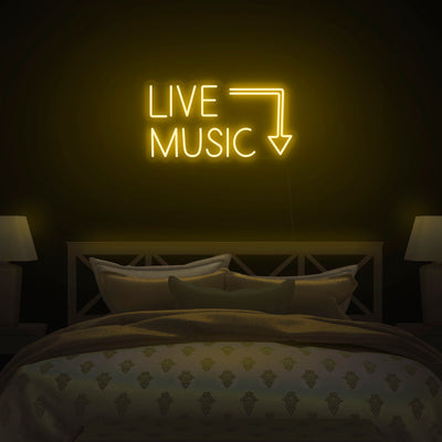 'Live Music' Neon Sign - Nuwave Neon