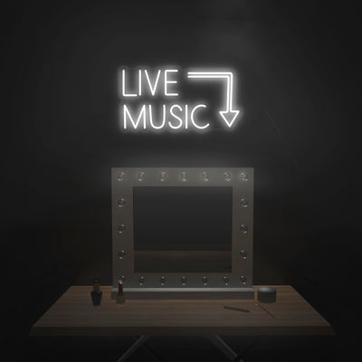 'Live Music' Neon Sign - Nuwave Neon