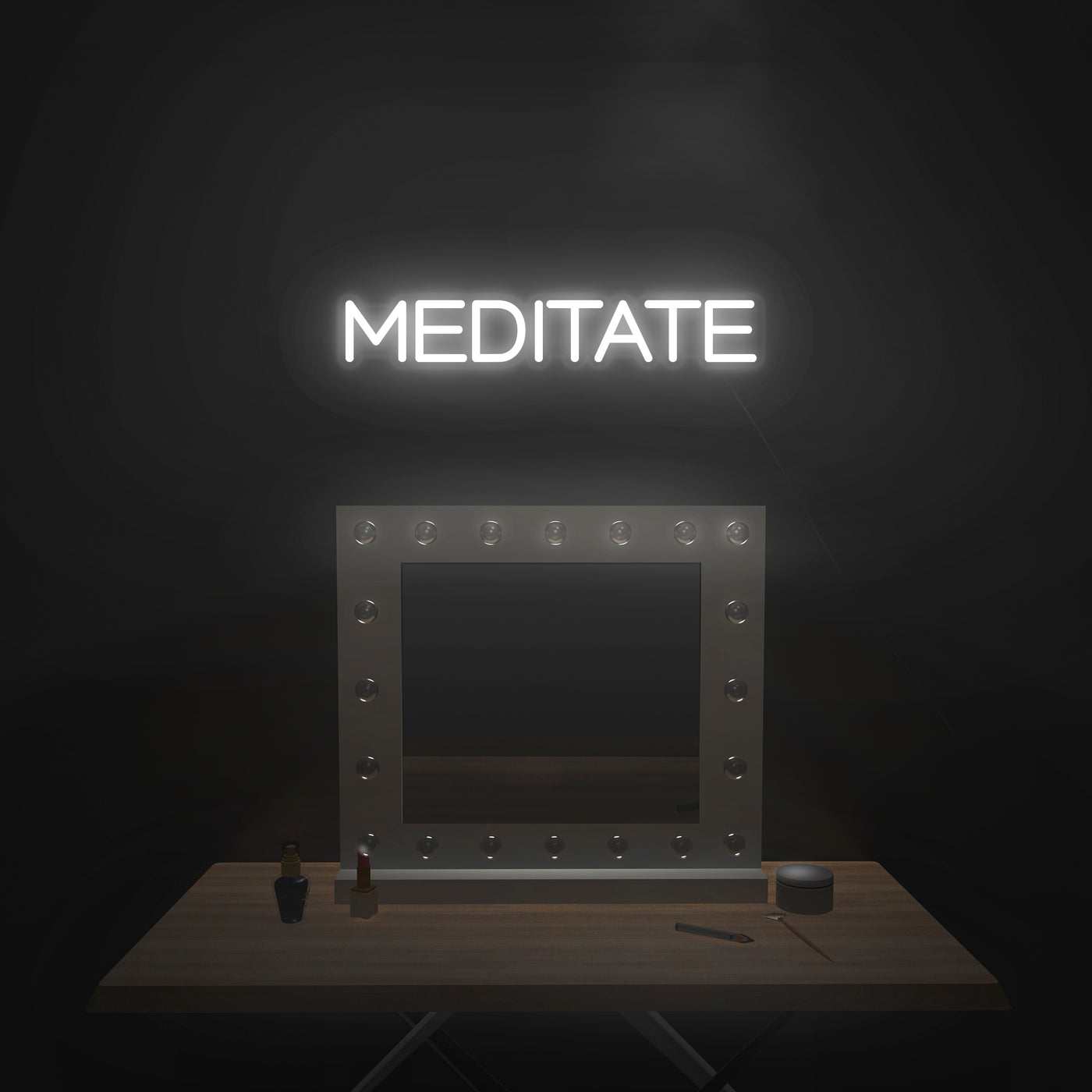 'Meditate' Neon Sign - Nuwave Neon