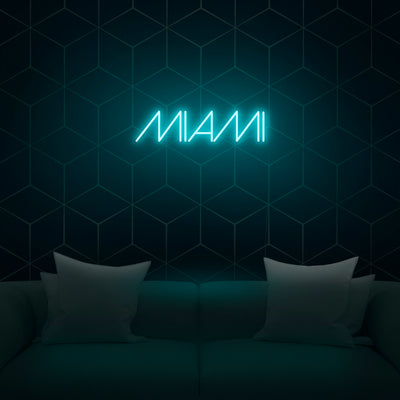 'Miami' Neon Sign - Nuwave Neon