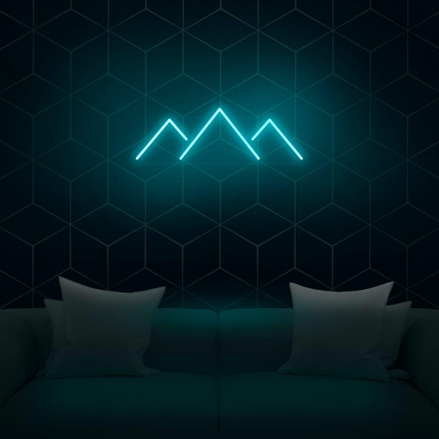 'Mountains' Neon Sign - Nuwave Neon