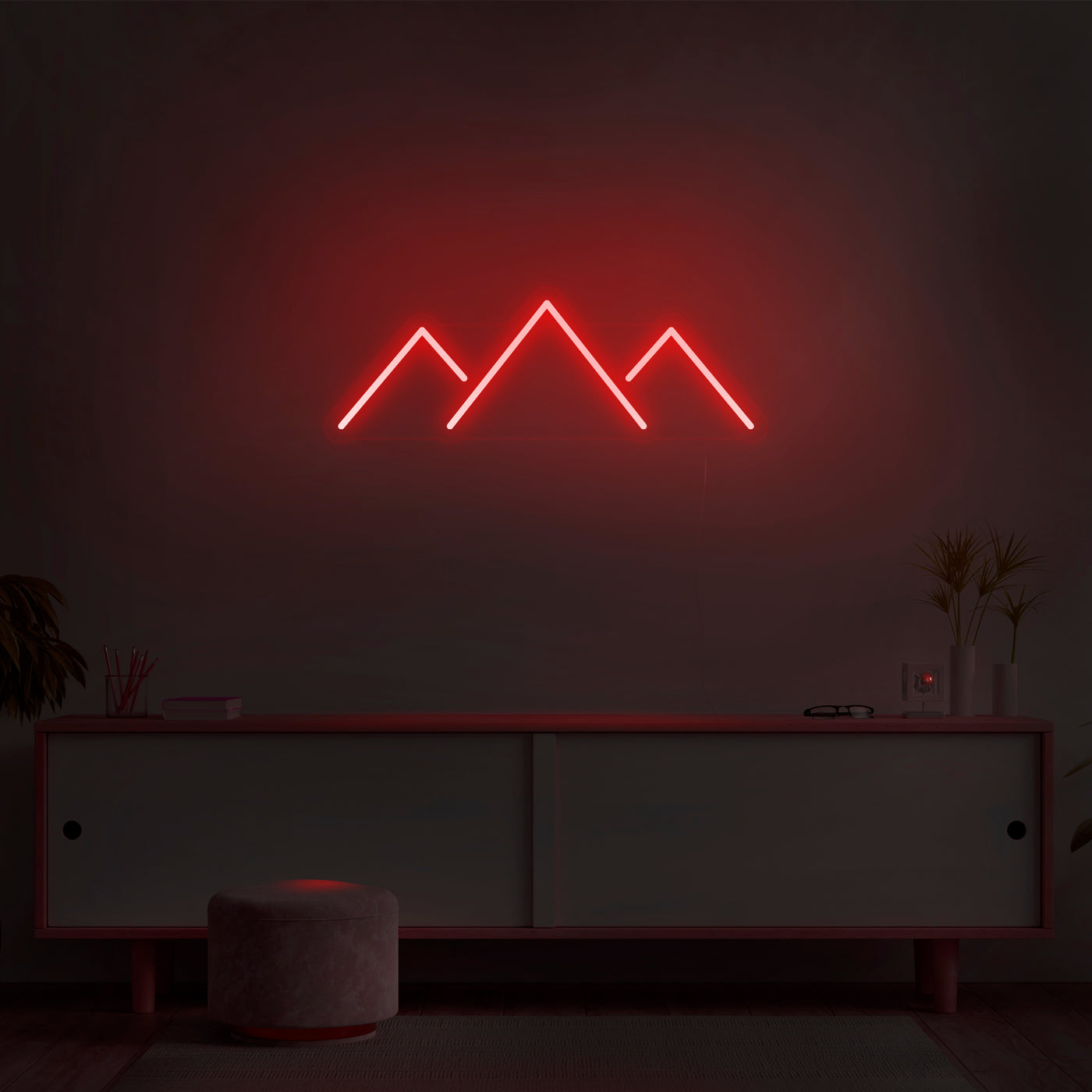 'Mountains' Neon Sign - Nuwave Neon