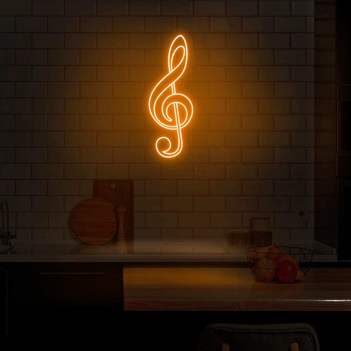 'Treble Clef' Neon Sign - Nuwave Neon