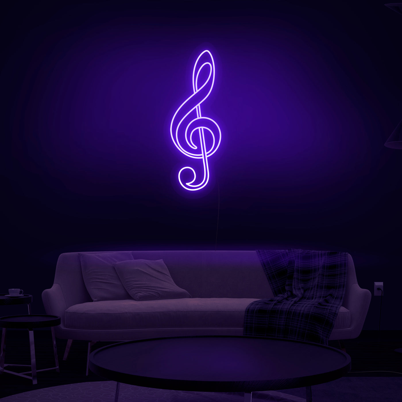 'Treble Clef' Neon Sign - Nuwave Neon