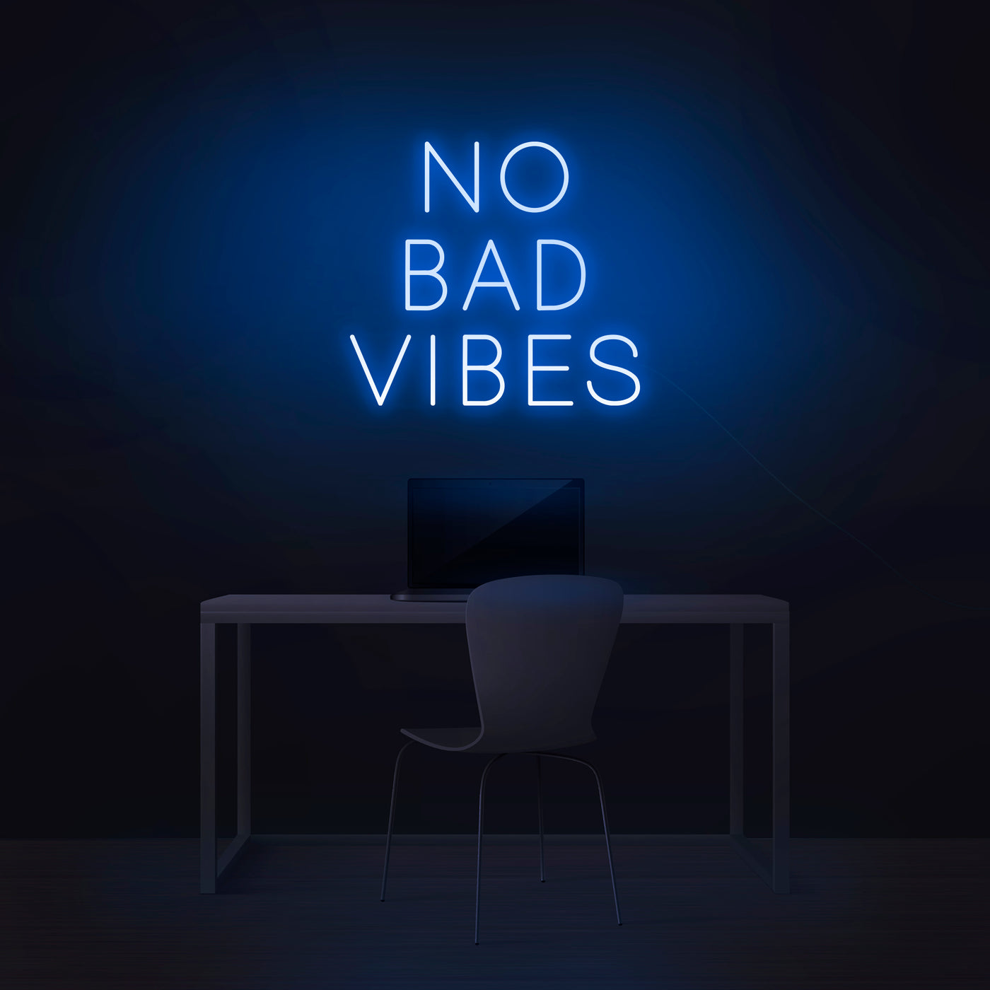 'No Bad Vibes' Neon Sign - Nuwave Neon