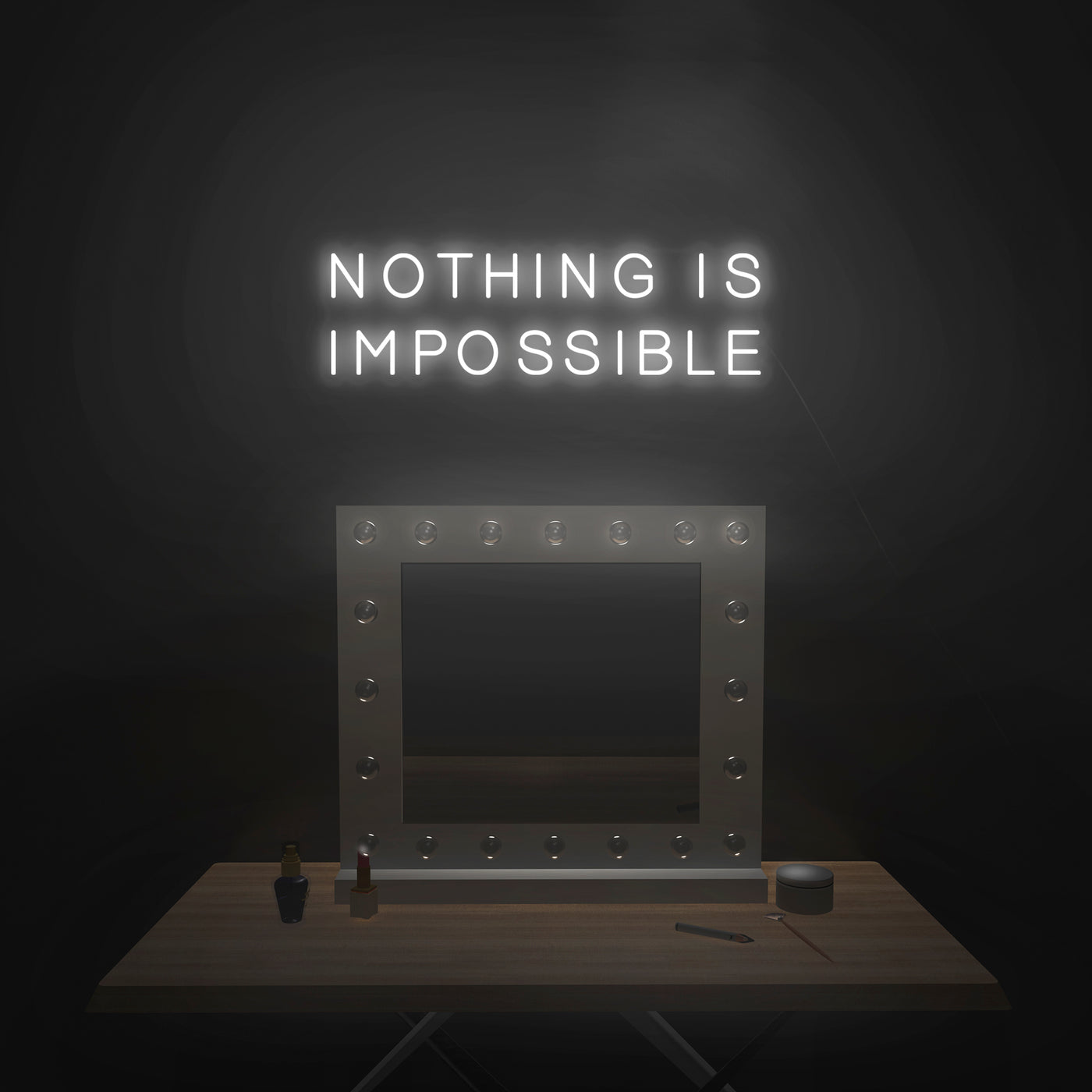 'Nothing Is Impossible' Neon Sign - Nuwave Neon