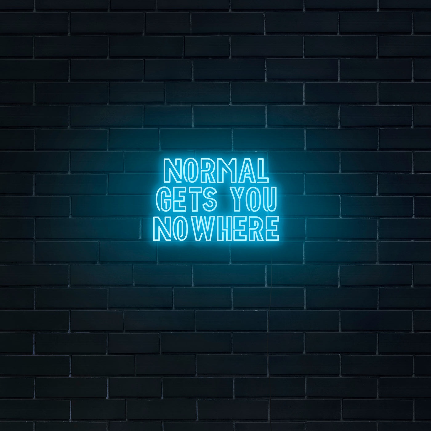 'Normal Gets You Nowhere' Neon Sign - Nuwave Neon