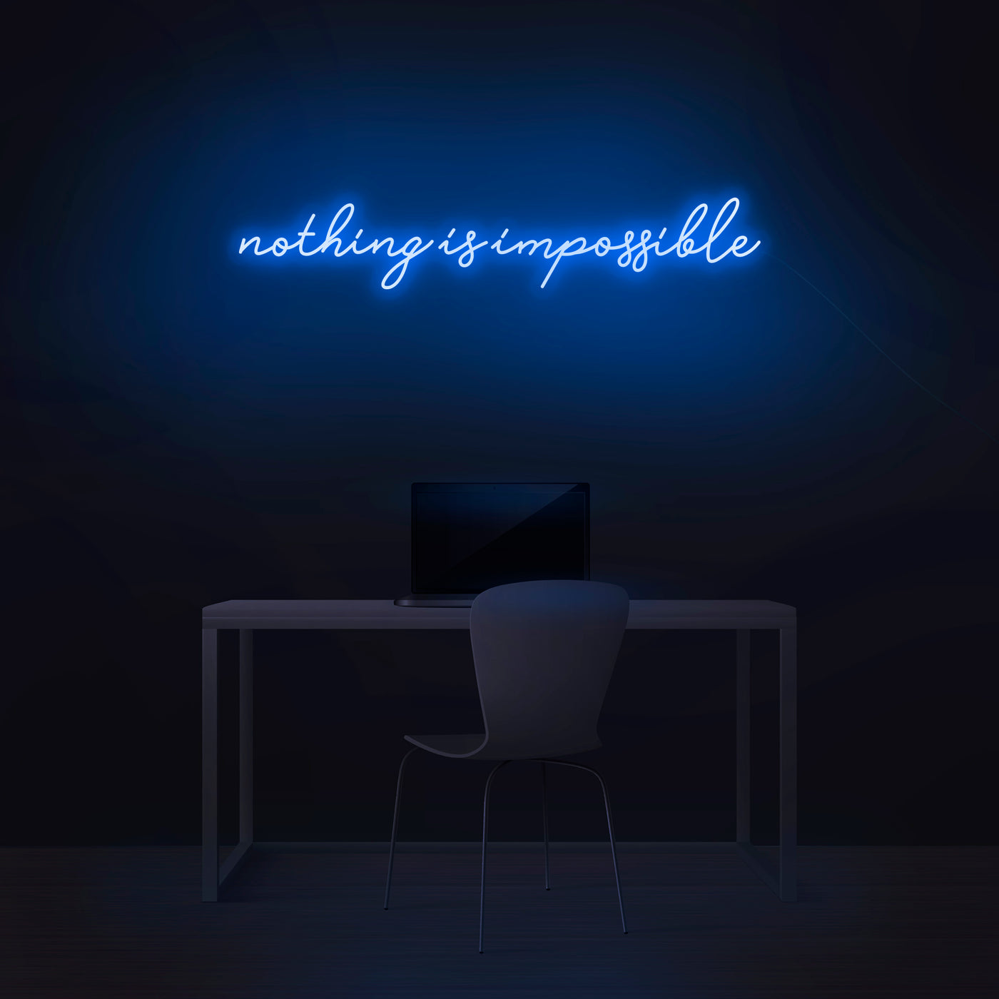 'Nothing Is Impossible' V2 Neon Sign - Nuwave Neon