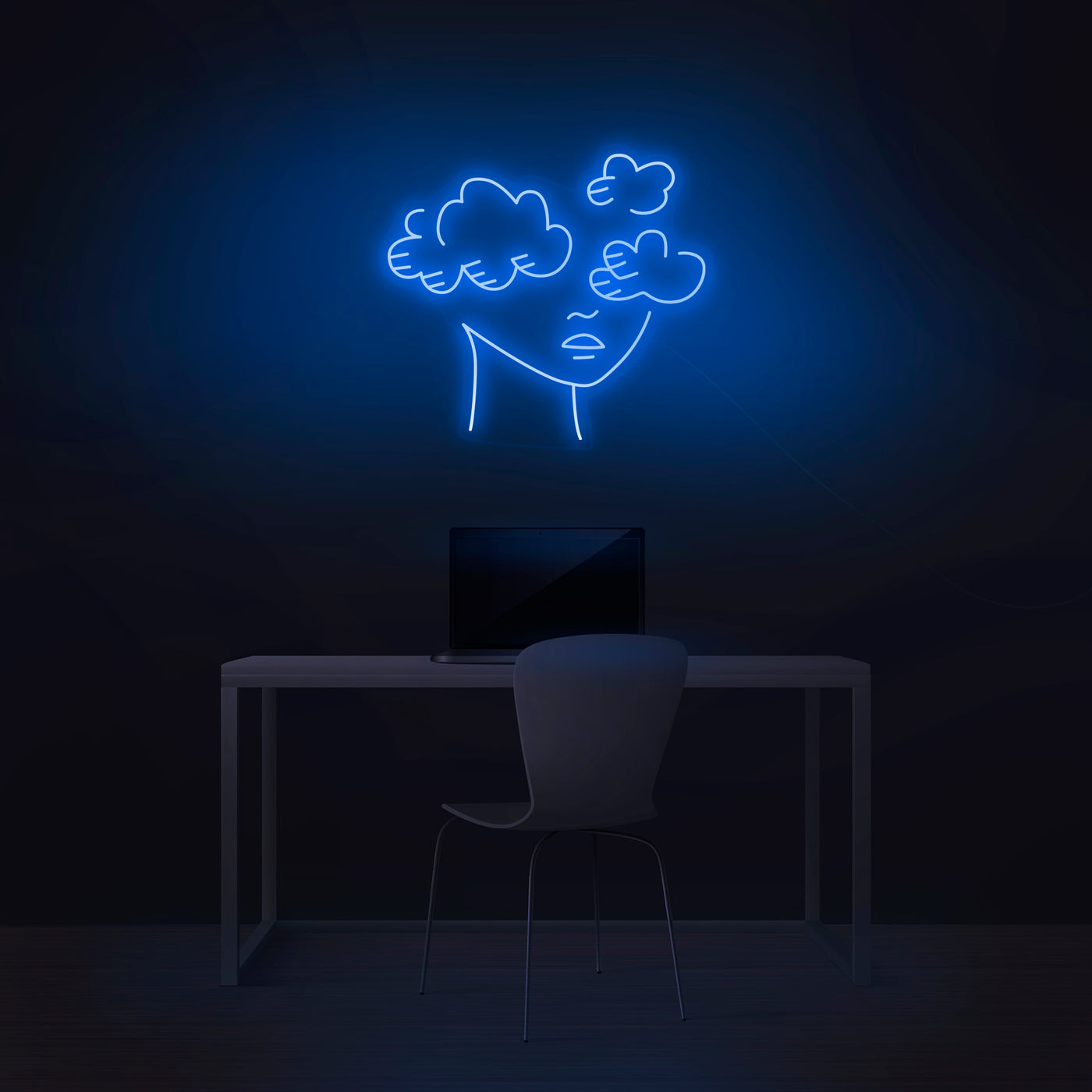 'Head In The Clouds' Neon Sign - Nuwave Neon