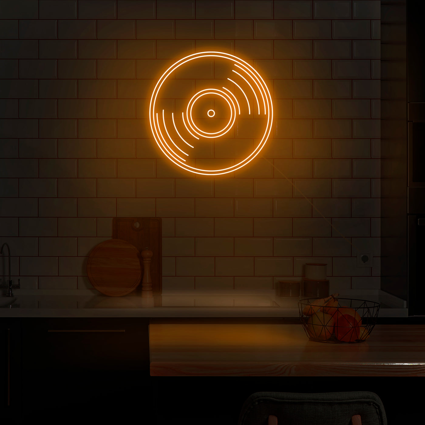 'Vinyl Record' Neon Sign - Nuwave Neon