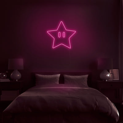 'Mario Star' Neon Sign - Nuwave Neon