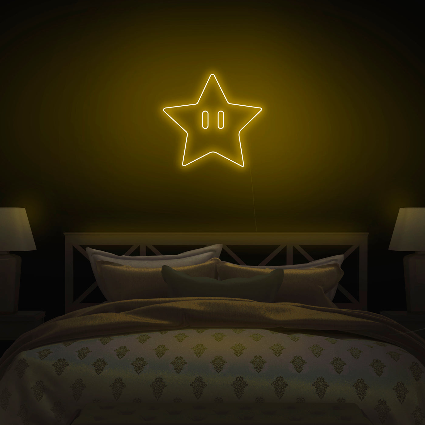 'Mario Star' Neon Sign - Nuwave Neon