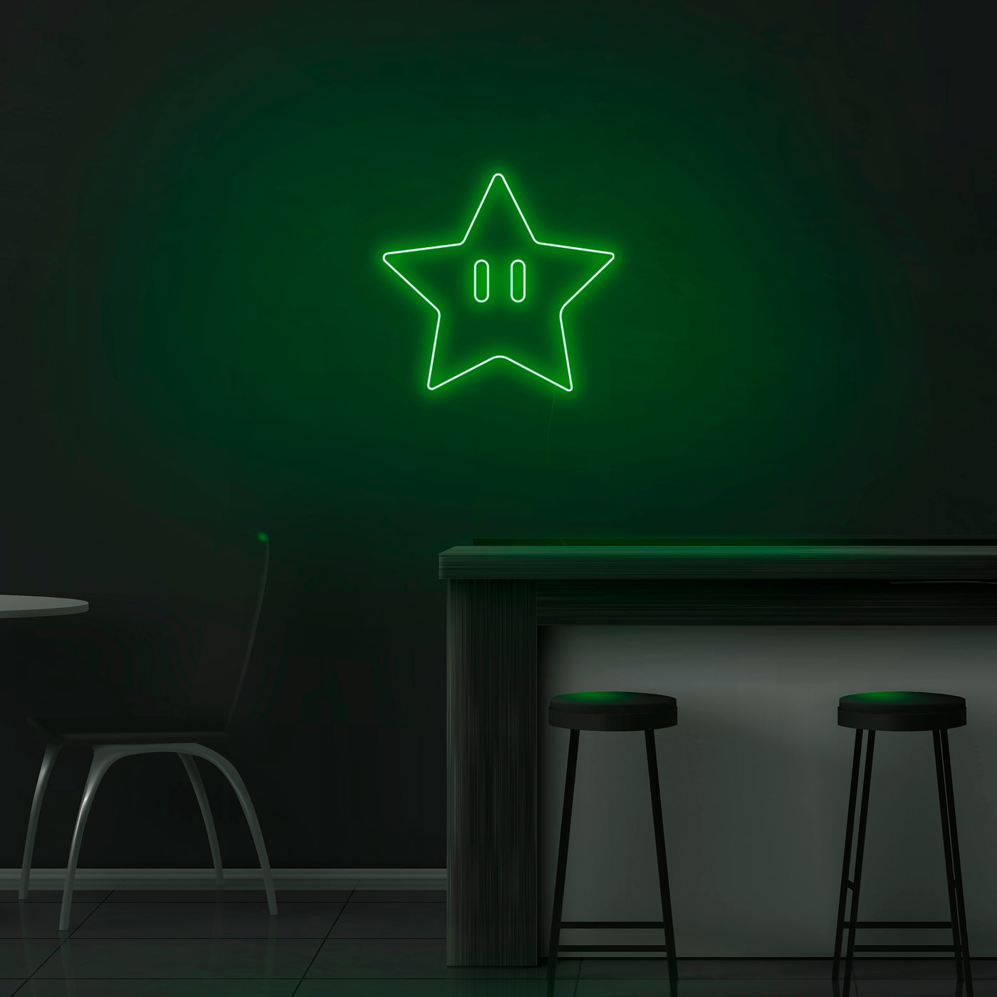 'Mario Star' Neon Sign - Nuwave Neon