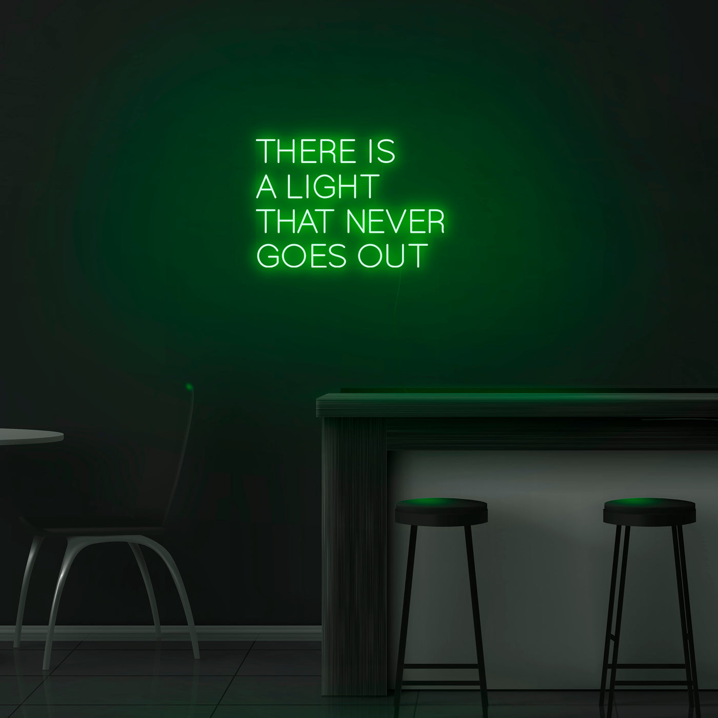 'There Is A Light That Never Goes Out' Neon Sign - Nuwave Neon