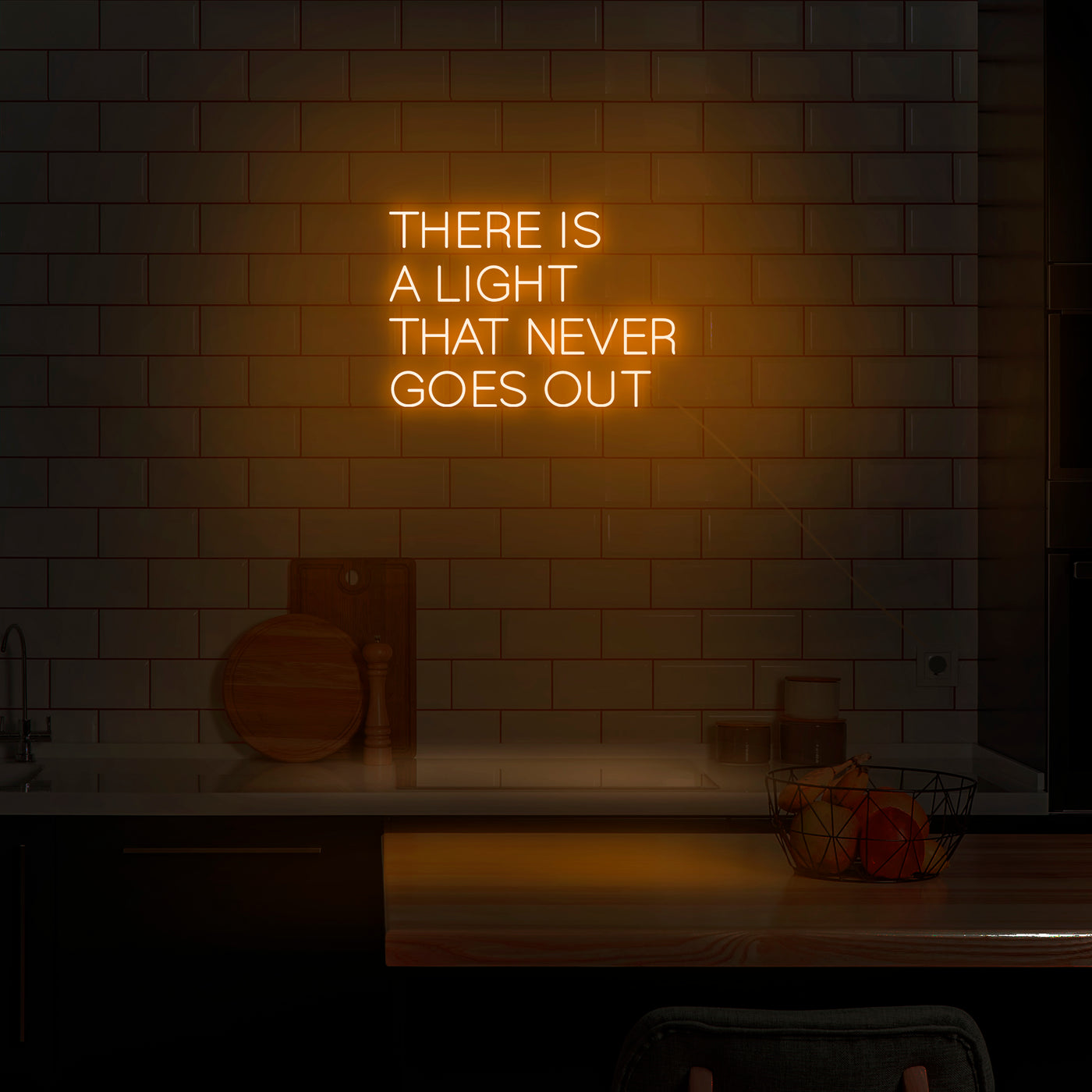 'There Is A Light That Never Goes Out' Neon Sign - Nuwave Neon